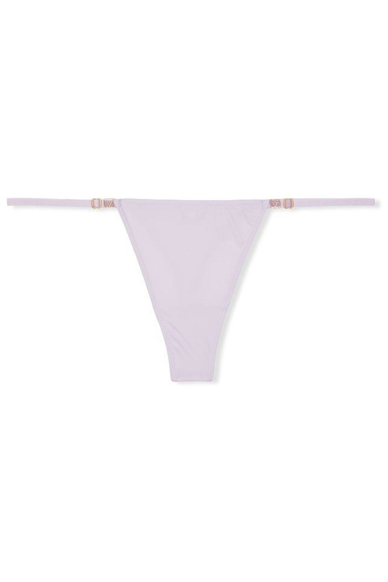 Perfume Purple Victoria's Secret Love Cloud Adjustable String Thong Knickers | DML-817594