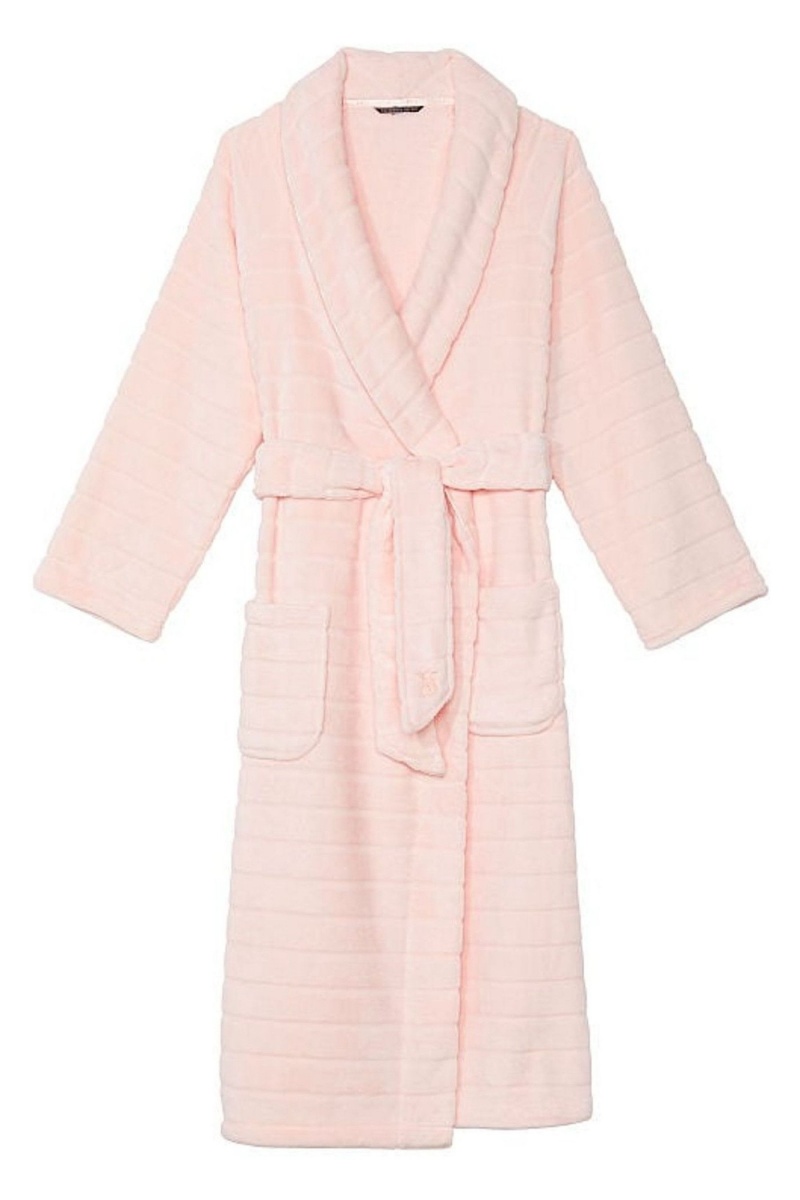 Purest Pink Victoria's Secret Long Cosy Robe | SAY-081735