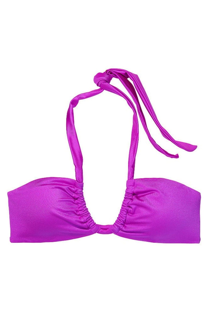 Purple Punch Victoria's Secret Twist Multiway Halterneck Bikini Top | NSG-029187