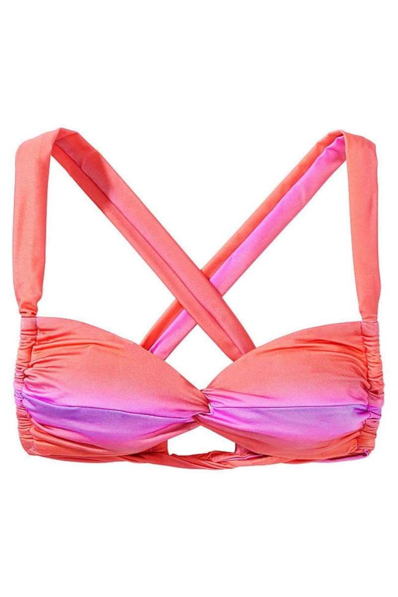 Purple Punch Victoria's Secret Twist Multiway Halterneck Bikini Top | FCB-537169