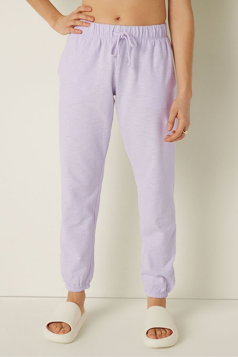 Purple Whisper Victoria\'s Secret Lounge Cotton Joggers | BXO-692845