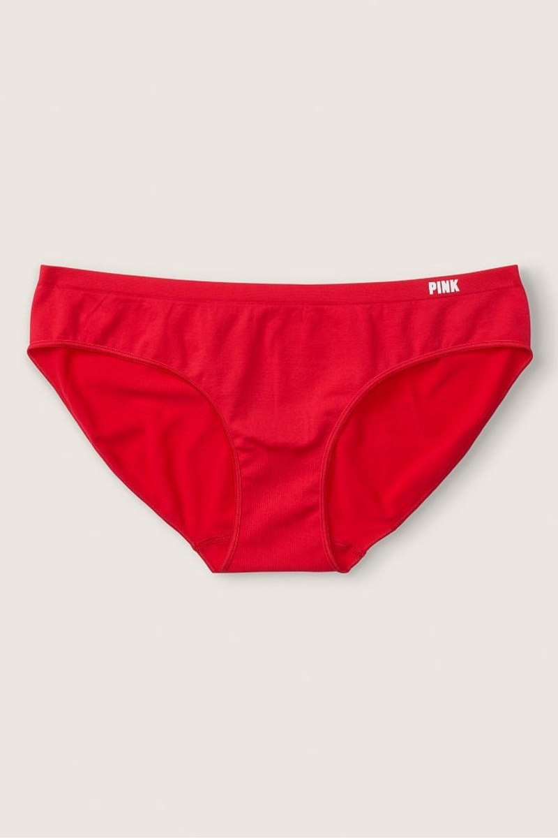 Red Pepper Red Victoria\'s Secret Seamless Bikini Knickers | GKN-892143