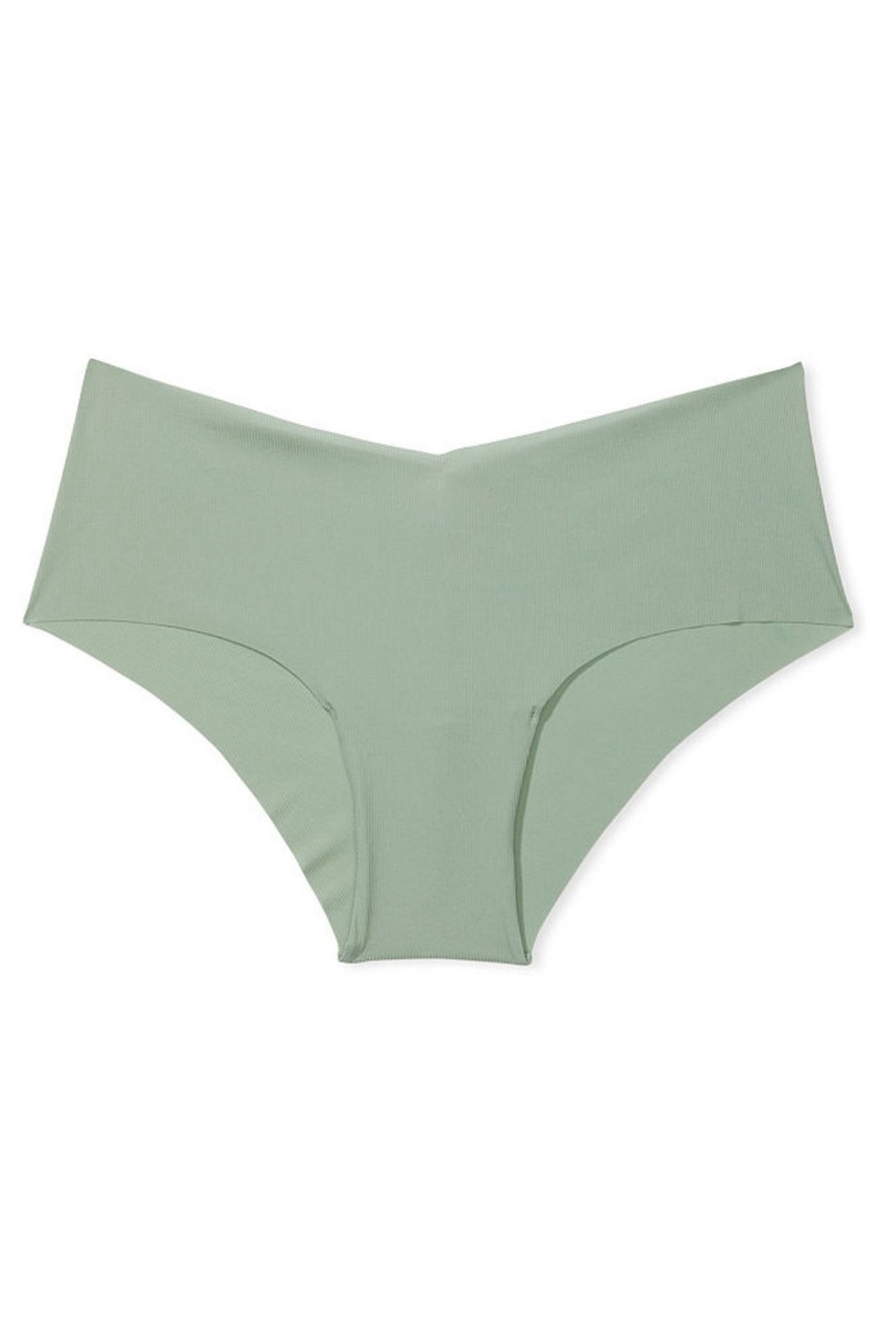 Seasalt Green Victoria's Secret Sexy Illusions by Victorias Secret Ribbed No Show Cheeky Knickers | CYQ-472598