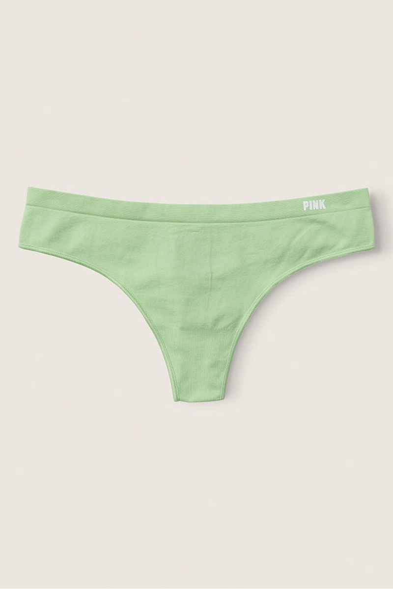 Soft Jade Victoria\'s Secret Seamless Thong Knicker | GHI-710463