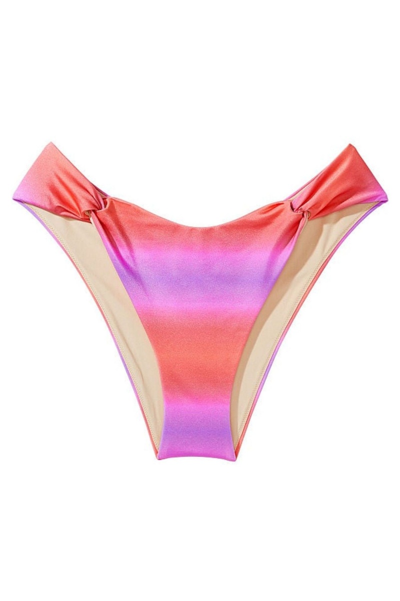 Sunset Ombre Red Victoria's Secret Twist Brazilian Bikini Bottom | SOX-097316