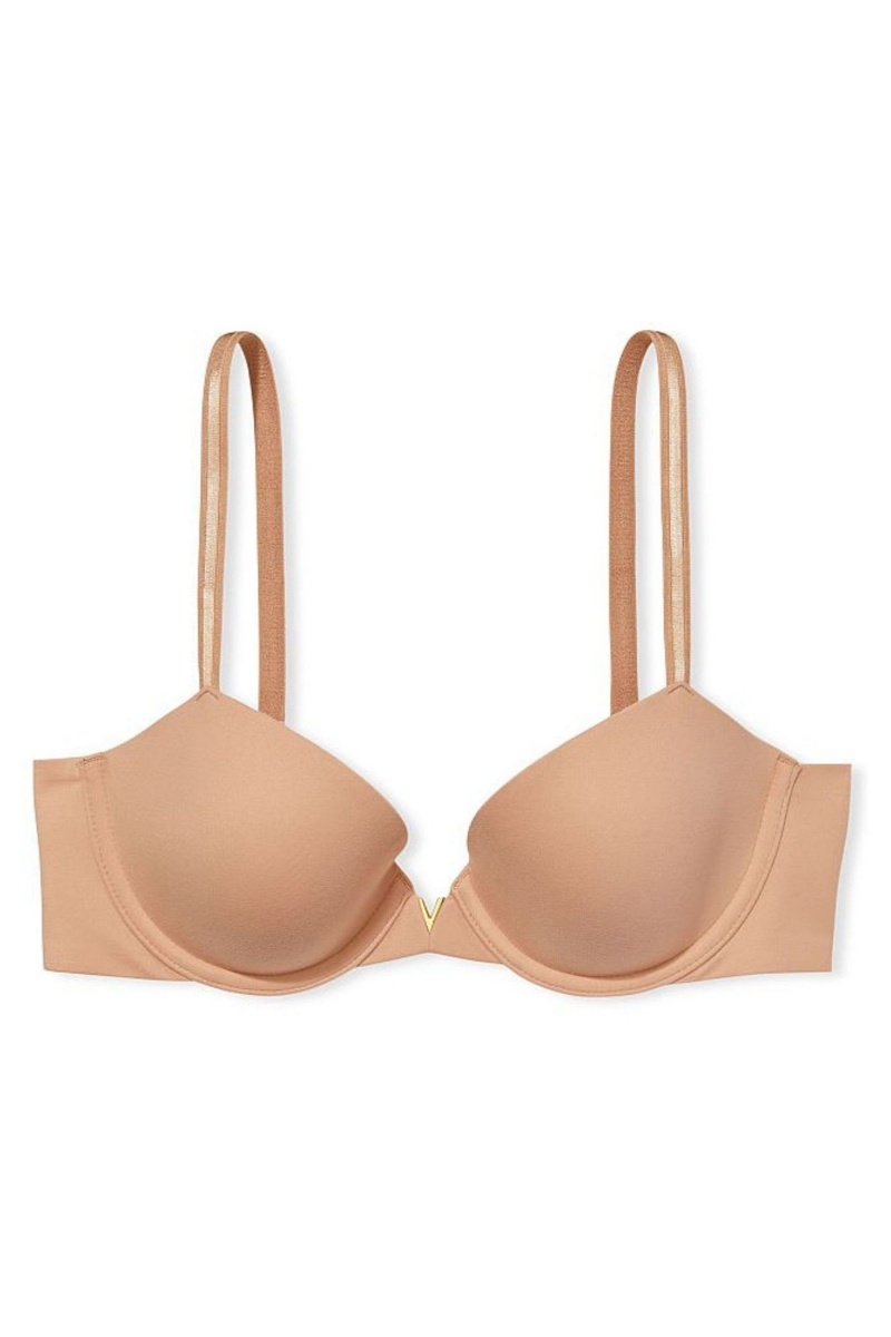 Sweet Nougat Nude Victoria's Secret Love Cloud Smooth Bra | JGF-361784