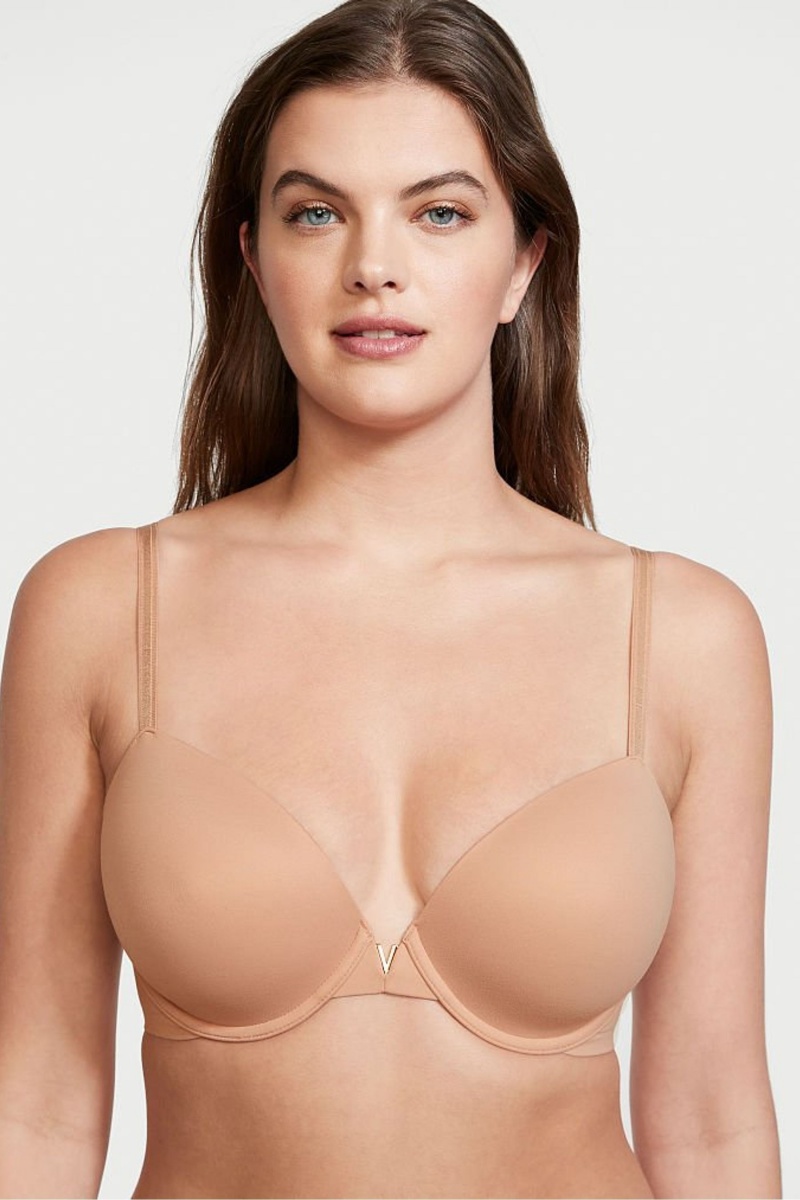 Sweet Nougat Nude Victoria\'s Secret Love Cloud Smooth Bra | JGF-361784