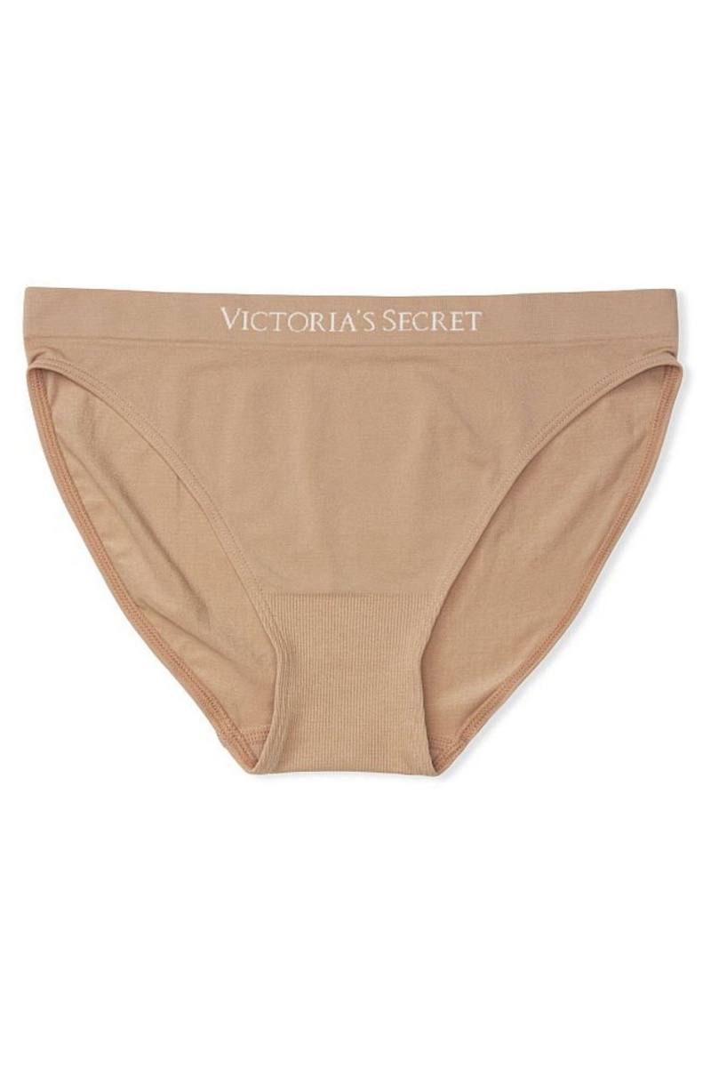 Sweet Praline Nude Victoria's Secret Smooth Bikini Knickers | IXU-580691