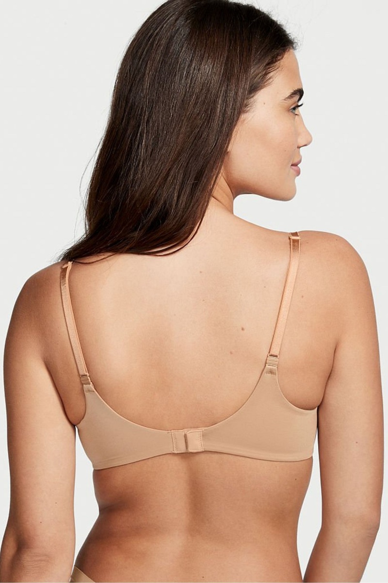 Sweet Praline Nude Victoria's Secret Very Sexy Add 2 Cups Non Wired Push Up Bra | IET-920453