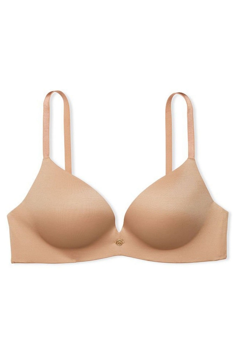 Sweet Praline Nude Victoria's Secret Very Sexy Add 2 Cups Non Wired Push Up Bra | IET-920453