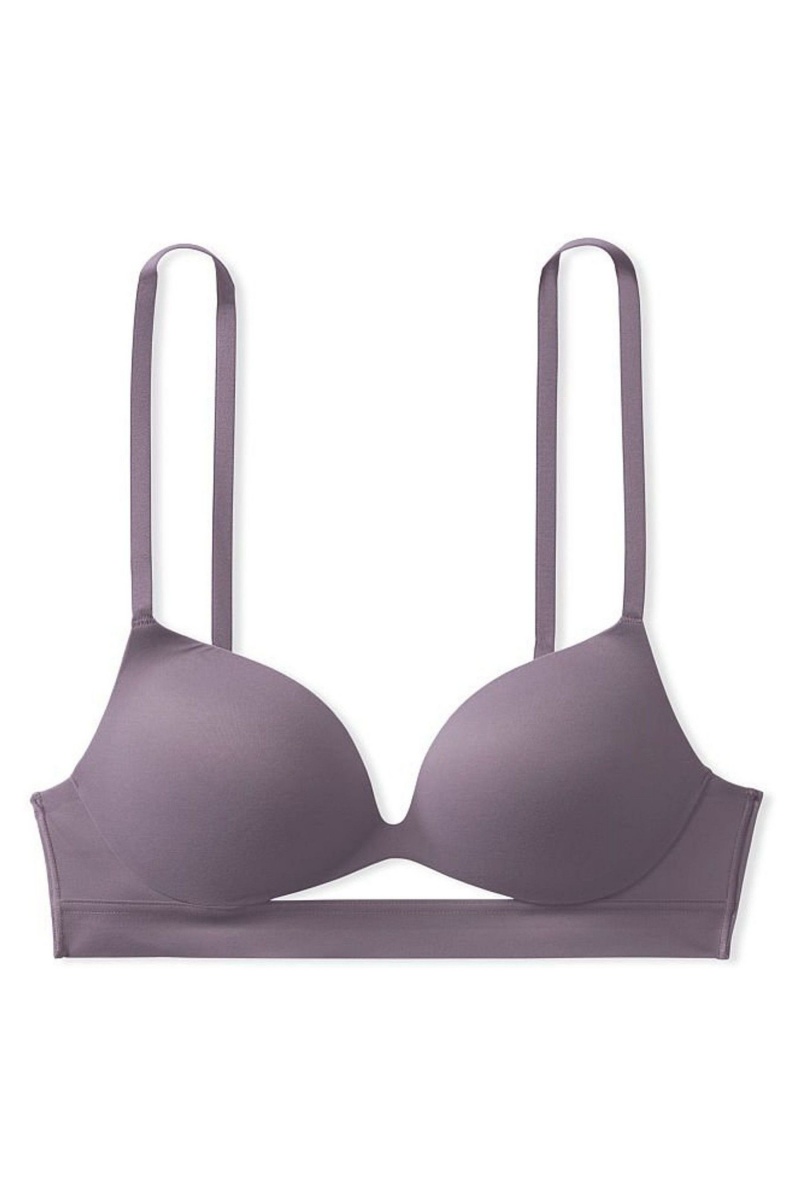 Tornado Grey Victoria's Secret Incredible Smooth Non Wired Push Up Bra | UVM-150382