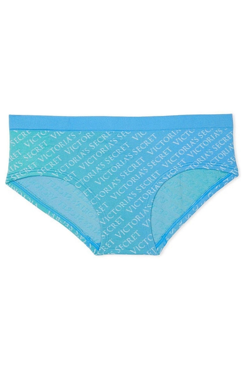 Tourmaline Blue Victoria\'s Secret Seamless Hipster Knickers | DHB-476925