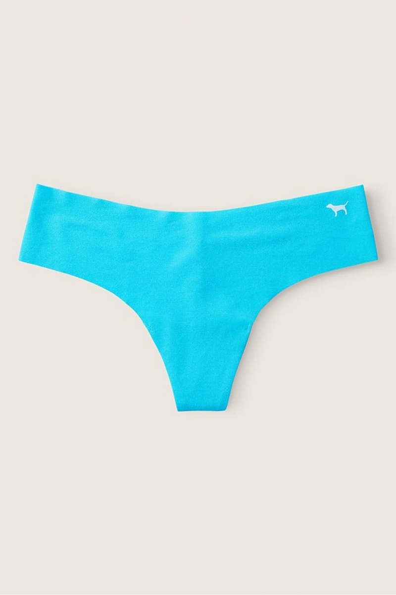 Under Water Blue Victoria\'s Secret No-Show No Show Thong Knickers | LKT-051284