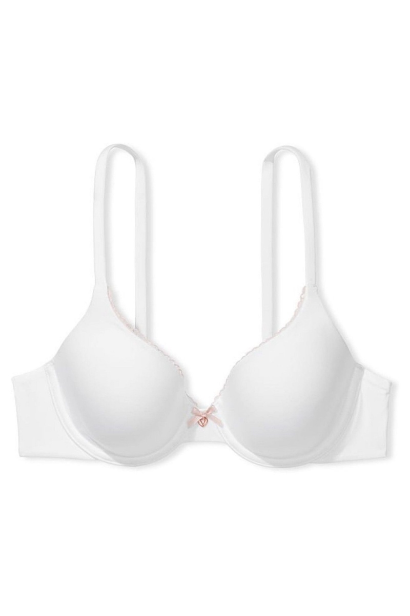 White Victoria's Secret Body by Victoria Smooth Full Cup Push Up Bra | UFW-471832