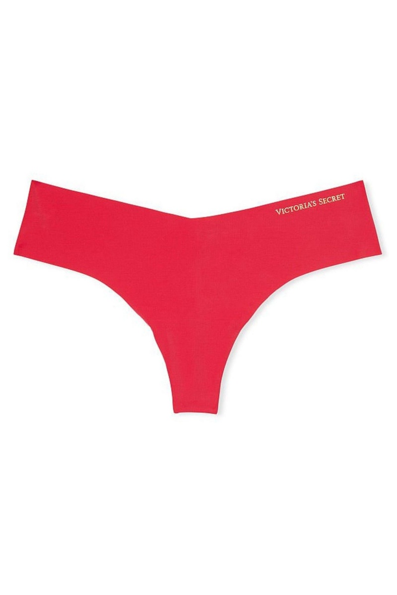 Wild Strawberry Pink Victoria's Secret Sexy Illusions by Victorias Secret Smooth No Show Thong Knickers | RKW-502473